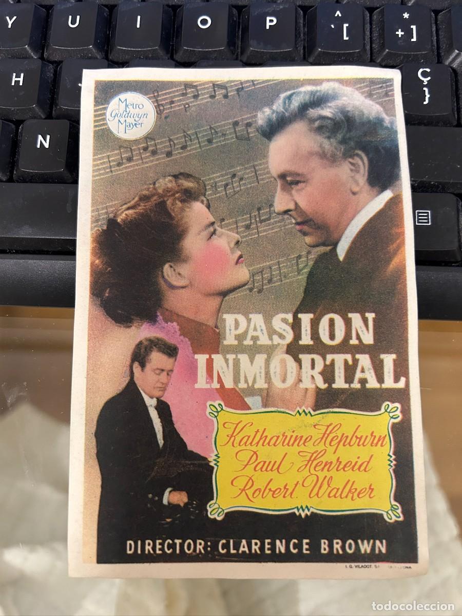 Cine: &ordm;1259 pasion inmortal sin publicidad buen estado