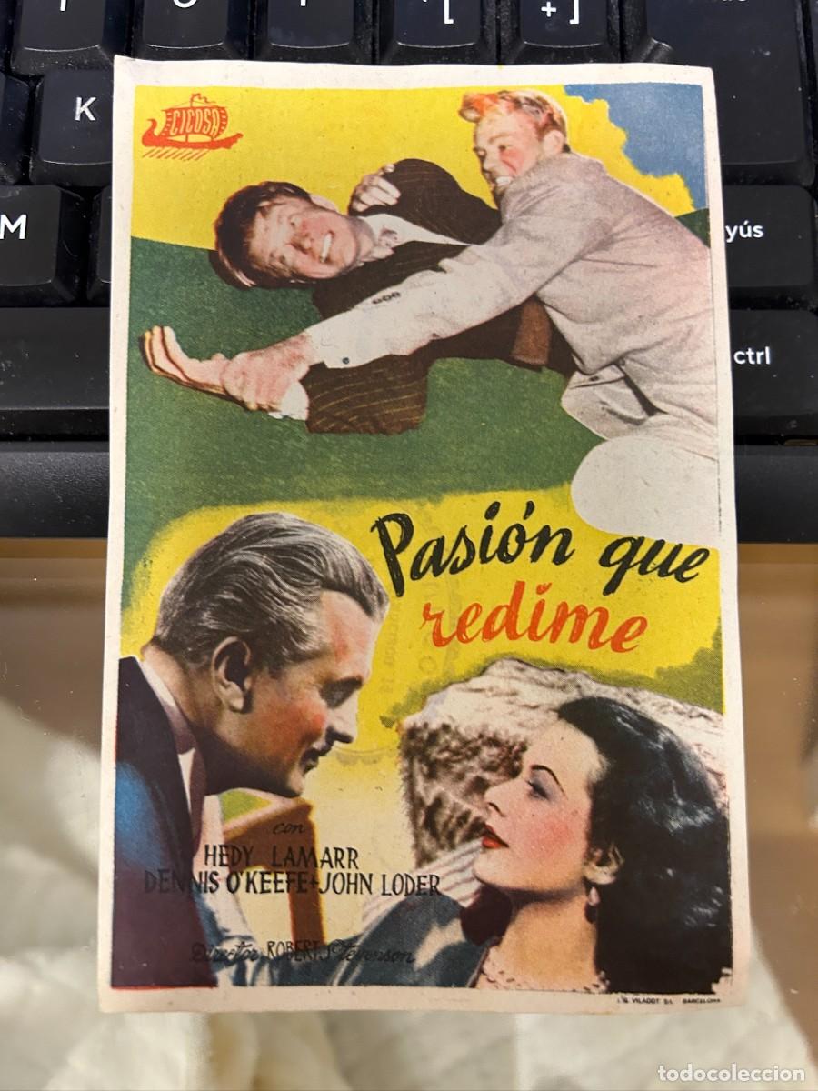 Cine: &ordm;1261 pasion que redime sello de burgos buen estado