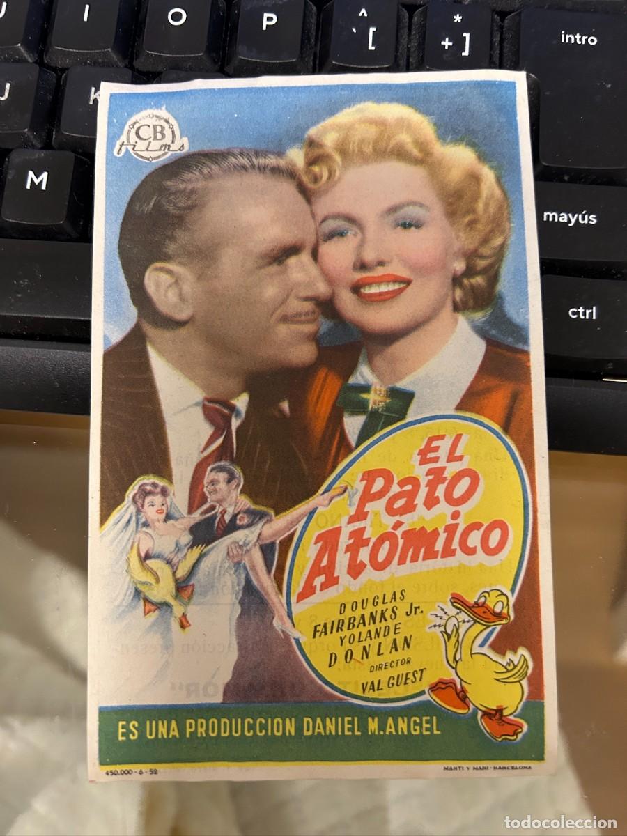 Cine: &ordm;1262 el pato atomico teatro villafranquino villafranca con publicidad buen estado