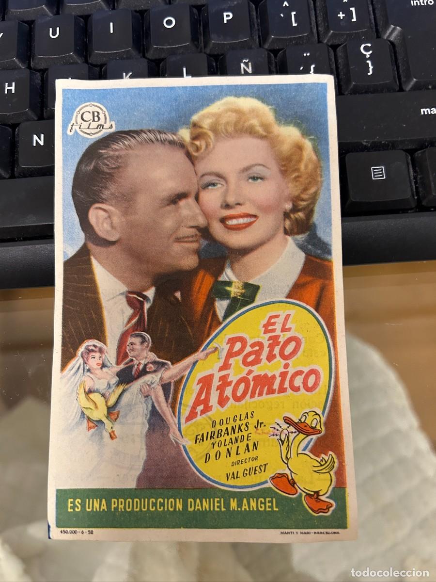 Cine: &ordm;1263 el pato atomico cine cardenio ayamonte huelva con publicidad buen estado