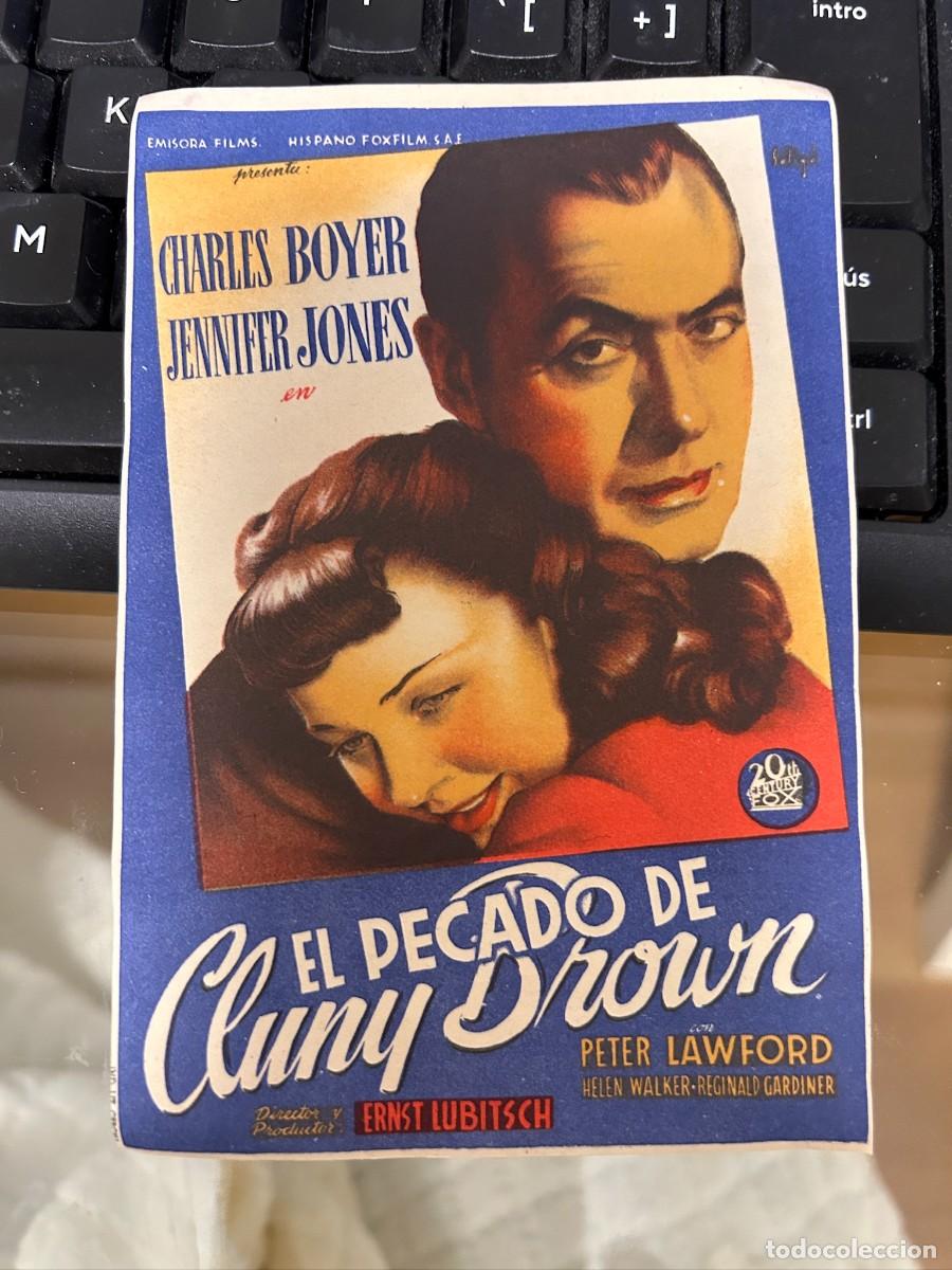 Cine: &ordm;1266 el pecado de cluny brown sin publicidad buen estado