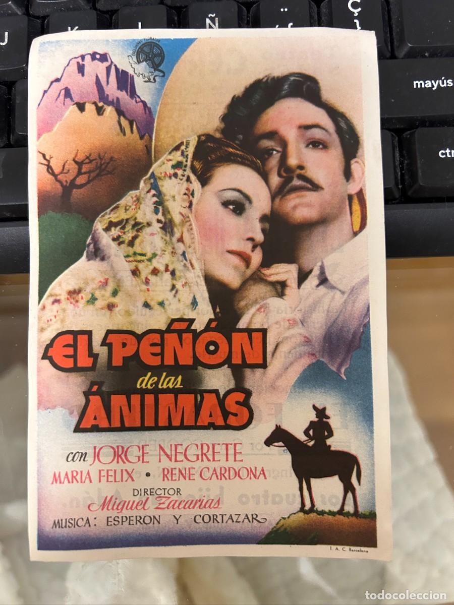 Cine: &ordm;1271 el pe&ntilde;on de las animas teatro cervantes alcala de henares con publicidad buen estado