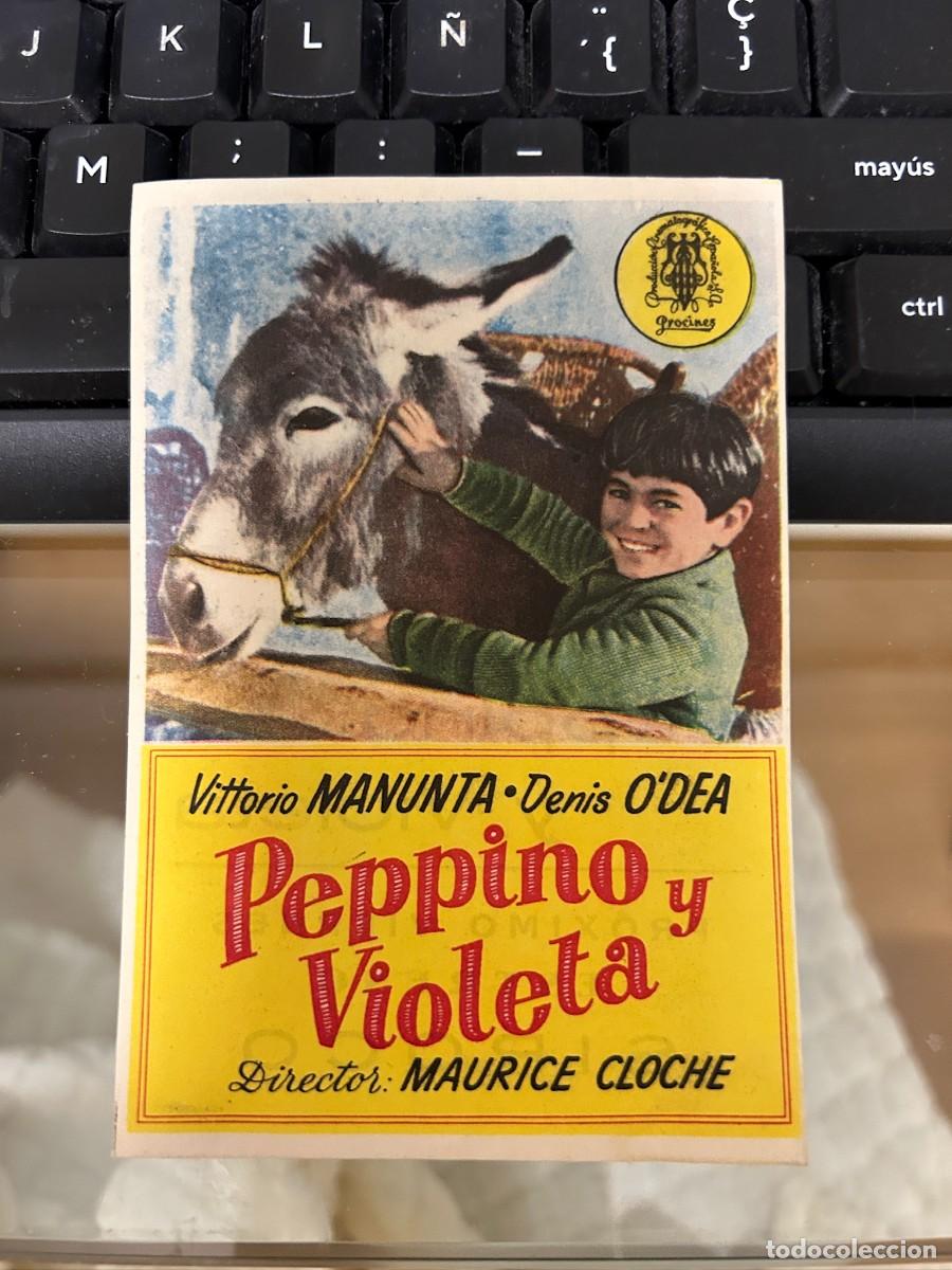 Cine: &ordm;1273 peppino y violeta cine monterrosa reus con publicidad buen estado