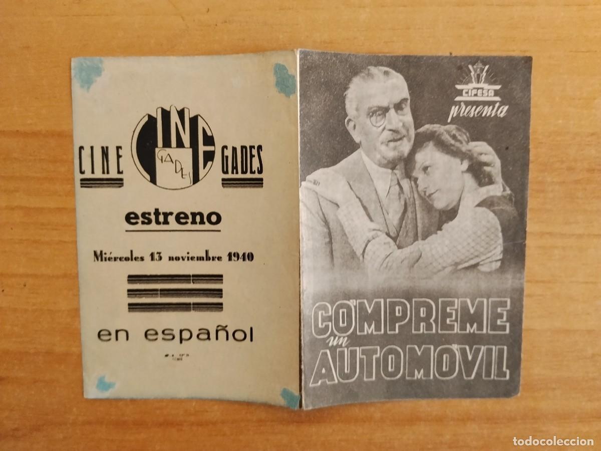 Cine: TURQUE-PROGRAMA DE CINE --COMPREME UN AUTOMOVIL