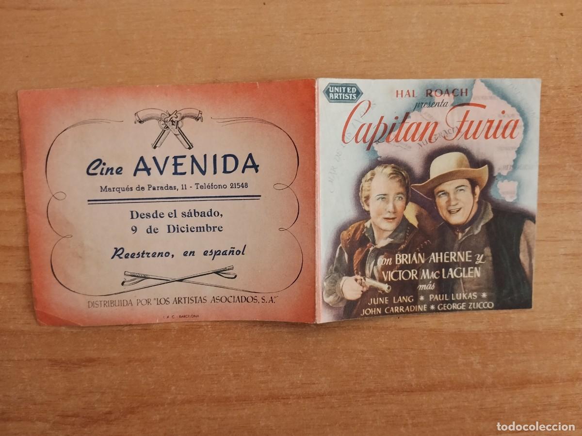 Cine: TURQUE-PROGRAMA DE CINE --CAPITAN FURIA