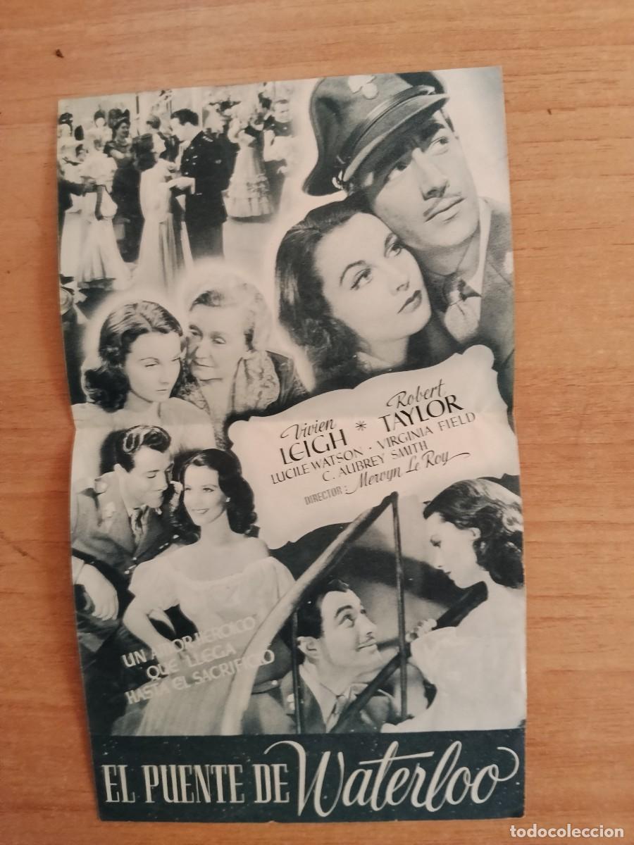 Cine: TURQUE-PROGRAMA DE CINE --EL PUENTE DE WATERLOO - Foto 2