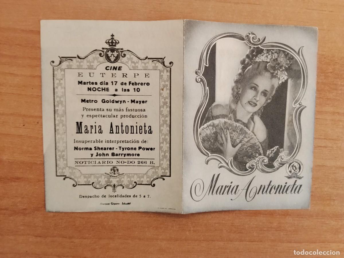 Cine: TURQUE-PROGRAMA DE CINE --MARIA ANTONIETA