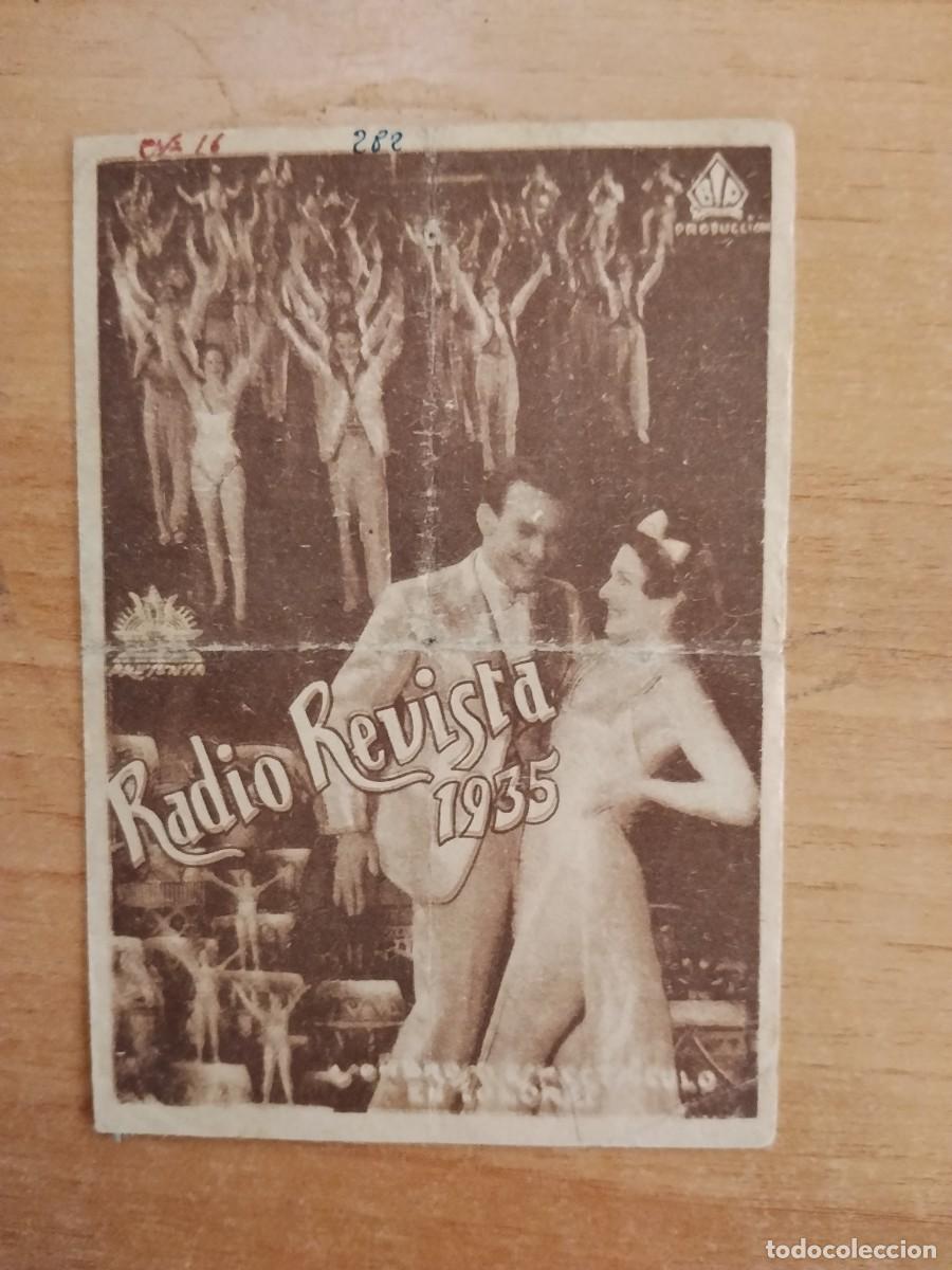 Cine: TURQUE-PROGRAMA DE CINE --RADIO REVISTA 1935