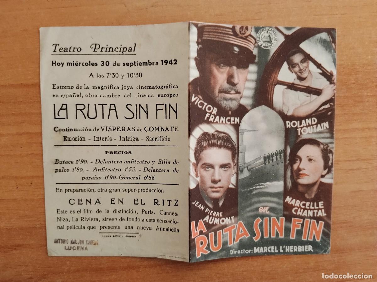 Cine: TURQUE-PROGRAMA DE CINE --LA RUTA SIN FIN