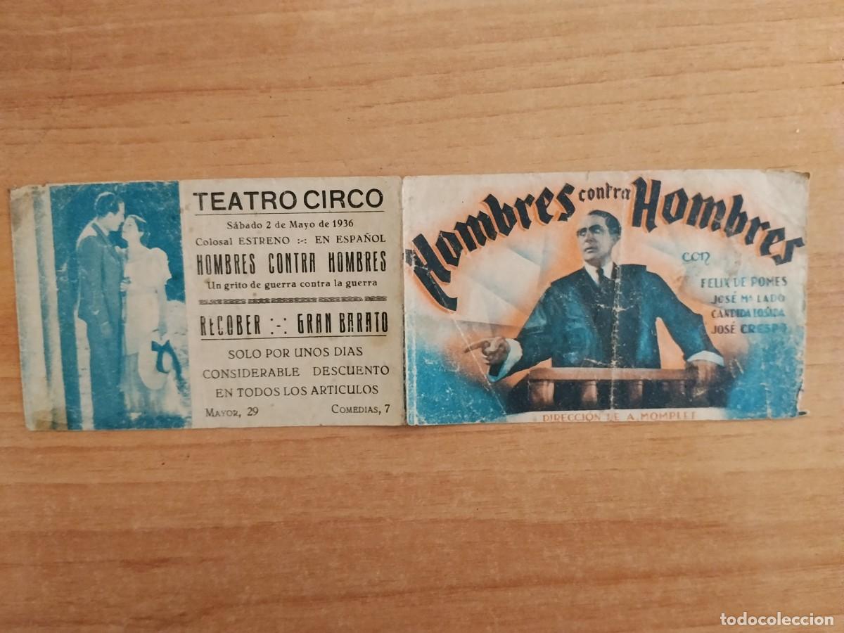 Cine: TURQUE-PROGRAMA DE CINE --HOMBRES CONTRA HOMBRES