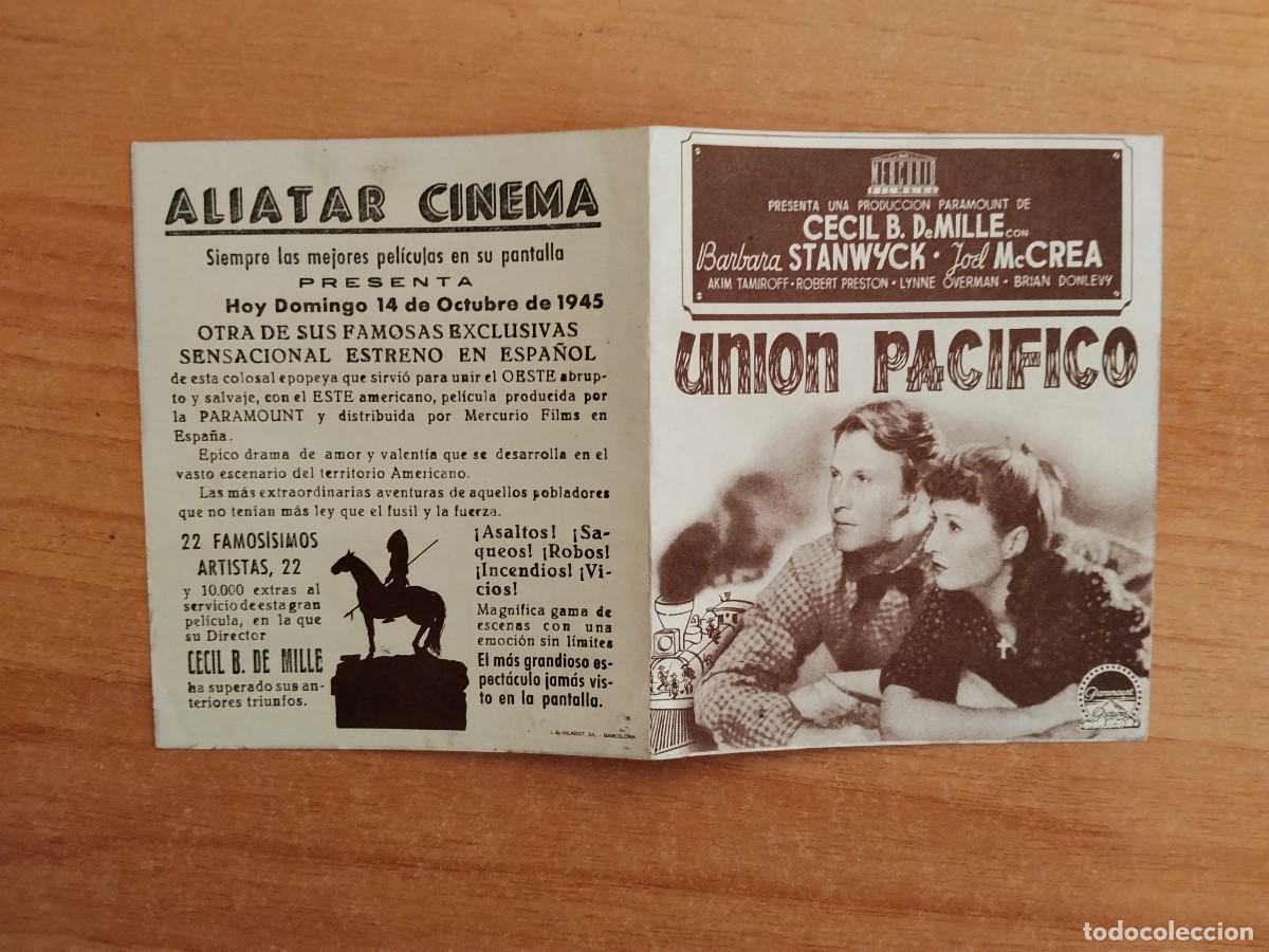 Cine: TURQUE-PROGRAMA DE CINE --UNION PACIFICO