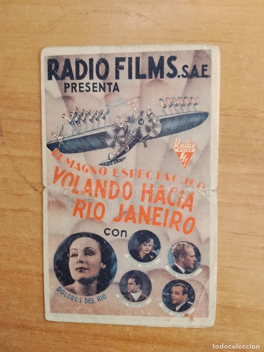 Cine: TURQUE-PROGRAMA DE CINE --VOLANDO HACIA RIO DE JANEIRO