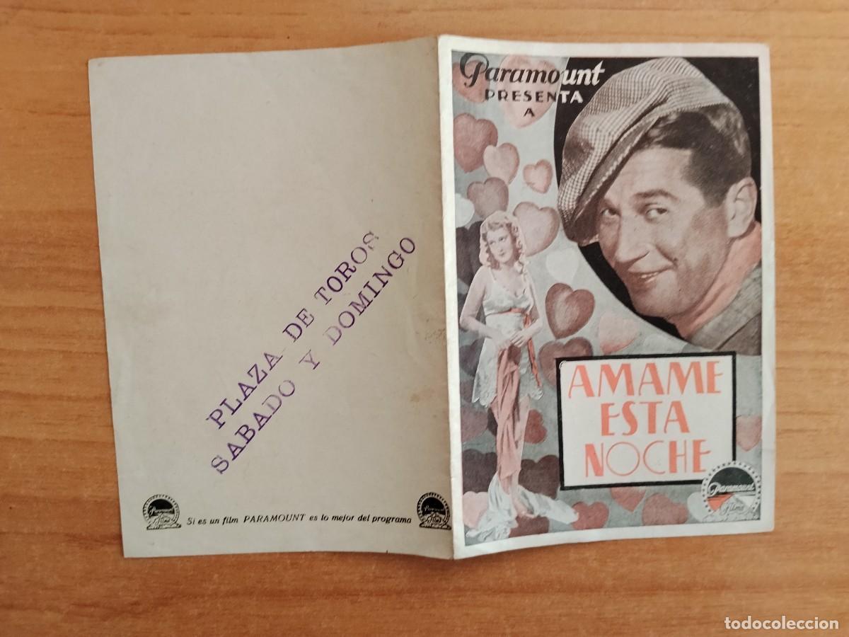 Cine: TURQUE-PROGRAMA DE CINE --AMAME ESTA NOCHE
