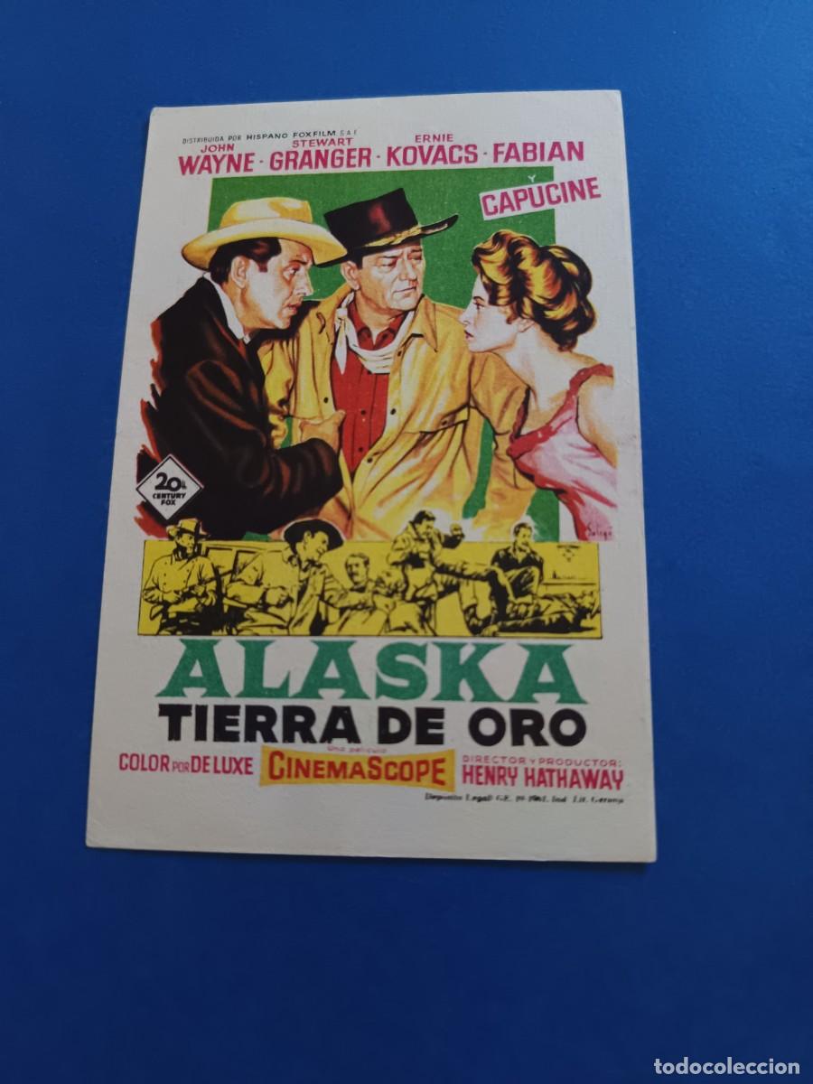 Cine: PROGRAMA DE CINE ALASKA TIERRA DE ORO JOHN WAYNE - Foto 1