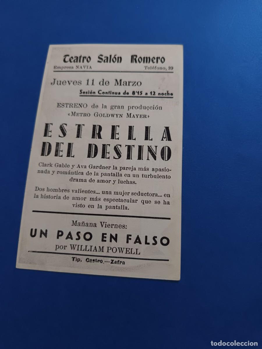 Cine: PROGRAMA DE CINE ESTRELLA DEL DESTINO CLARK GABLE - Foto 2