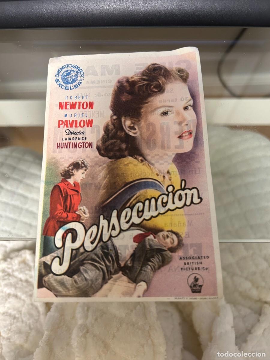 Cine: &ordm;1278 persecucion cine mari leon con publicidad buen estado