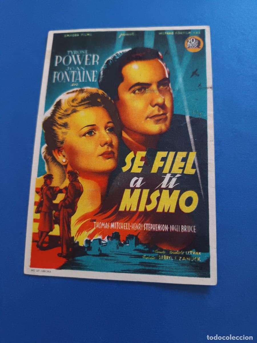 Cine: PROGRAMA DE CINE SE FIEL A TI MISMO TYRONE POWER