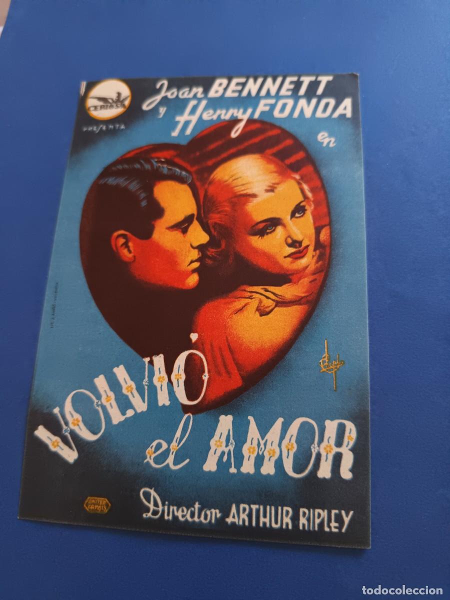 Cine: PROGRAMA DE CINE VOLVIO EL AMOR HENRY FONDA