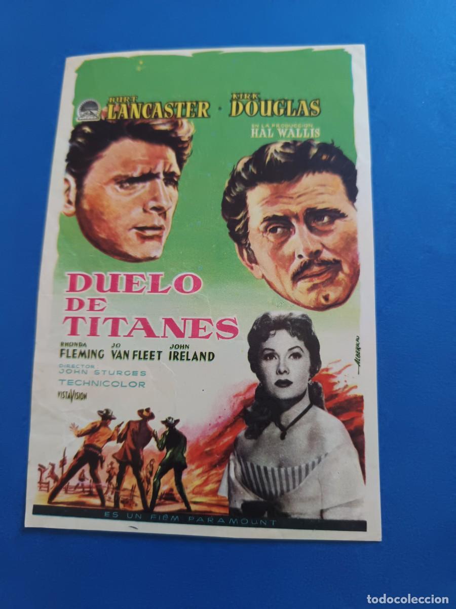 Cine: PROGRAMA DE CINE DUELO DE TITANES BURT LANCASTER