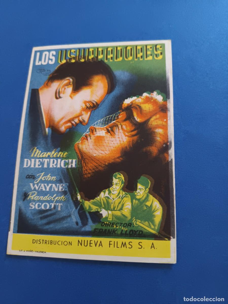 Cine: PROGRAMA DE CINE LOS USURPADORES JOHN WAYNE