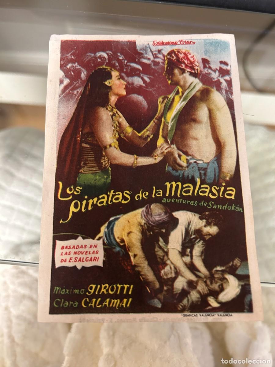 Cine: &ordm;1291 los piratas de la malasia cine carrion valladolid con publicidad buen estado