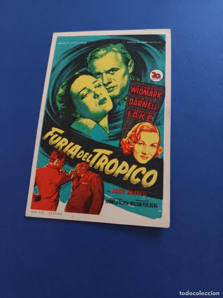Cine: PROGRAMA DE CINE FURIA EN EL TROPICO RICHARD WIDMARK
