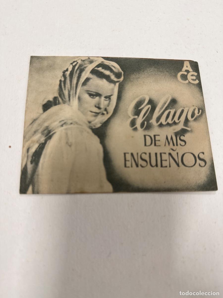Cine: EL LAGO DE MIS ENSUE&Ntilde;OS. Antiguo programa de cine de mano. Diptico