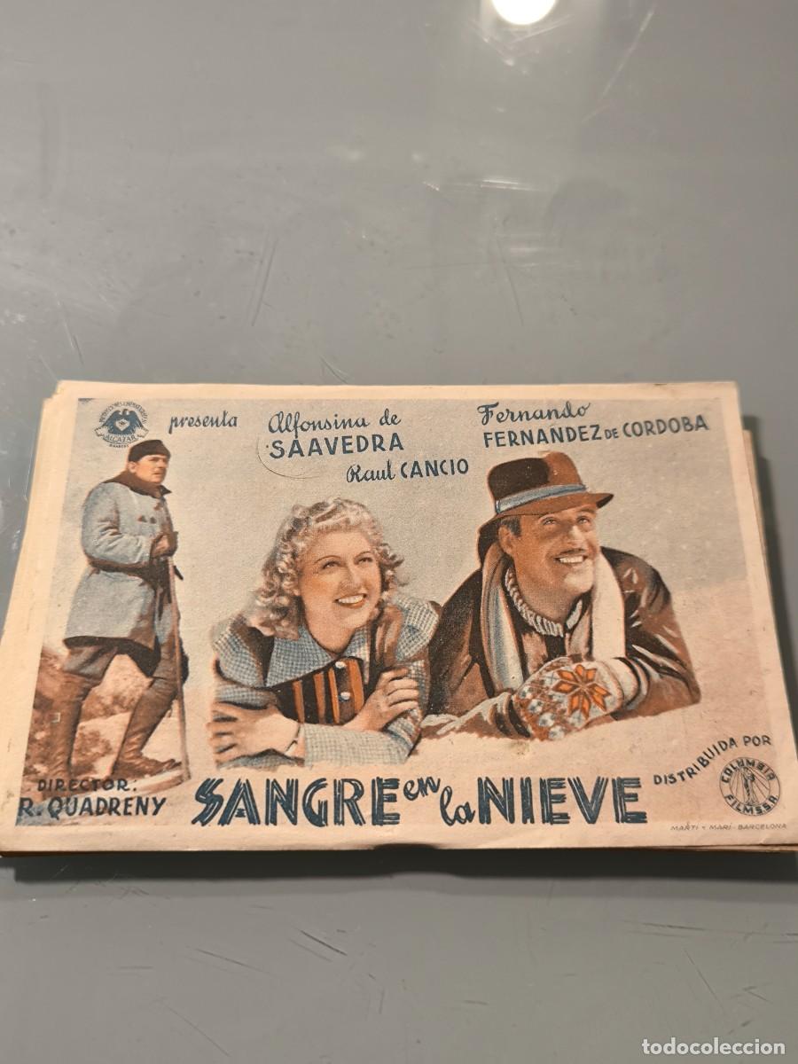 Cine: Antiguo Folleto de Mano de Cine / Programa de Mano Original - Foto 1