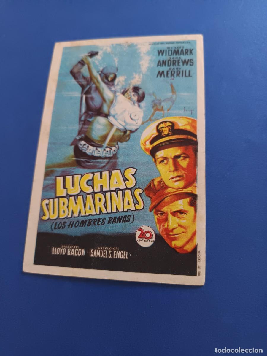 Cine: PROGRAMA DE CINE LUCHAS SUBMARINAS RICHARD WIDMARK
