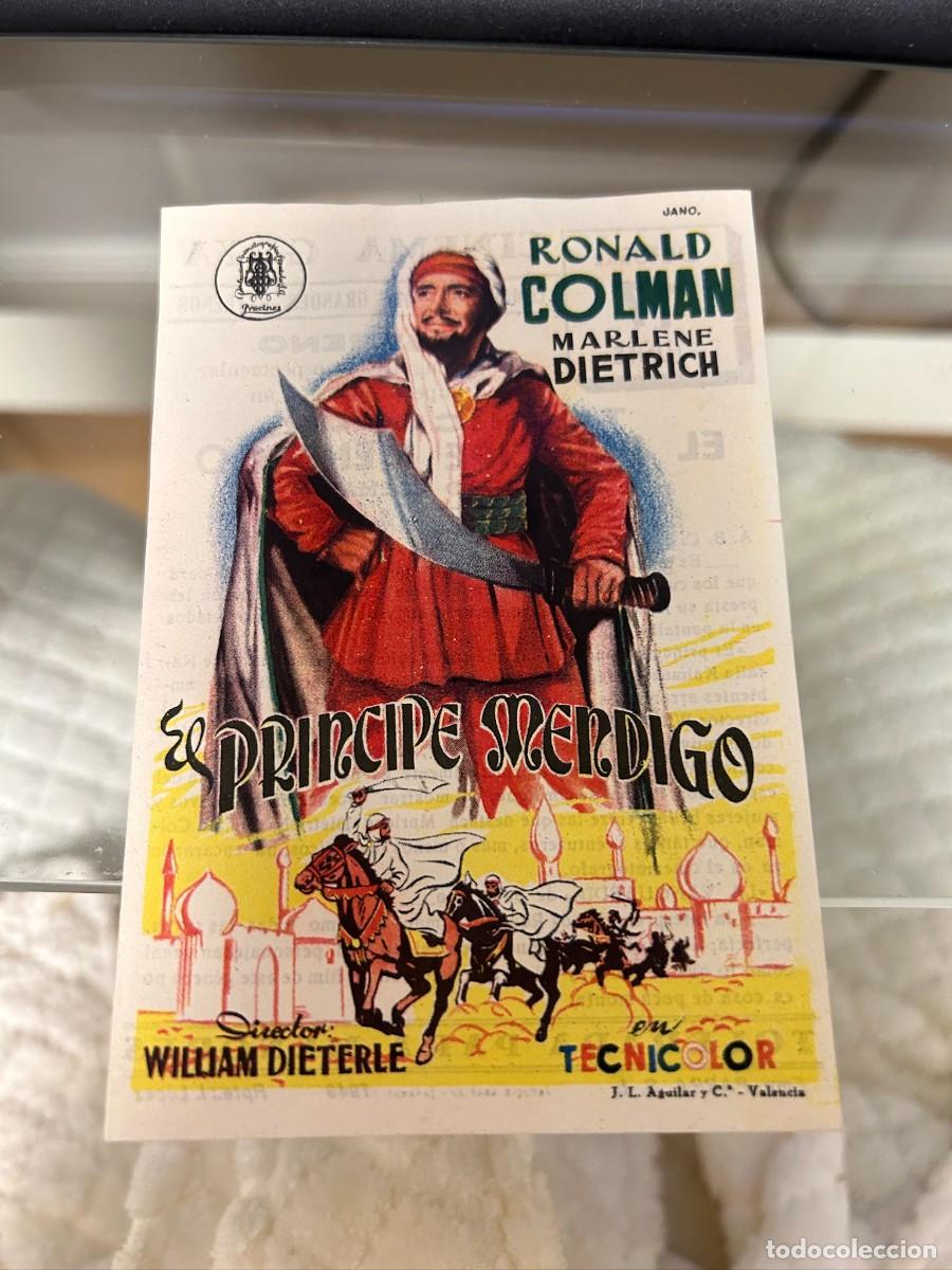 Cine: &ordm;1314 el principe mendigo cinema goya zaragoza con publicidad buen estado