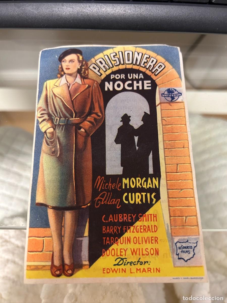 Cine: &ordm;1317 prisionera por una noche cine monterrosa reus con publicidad buen estado