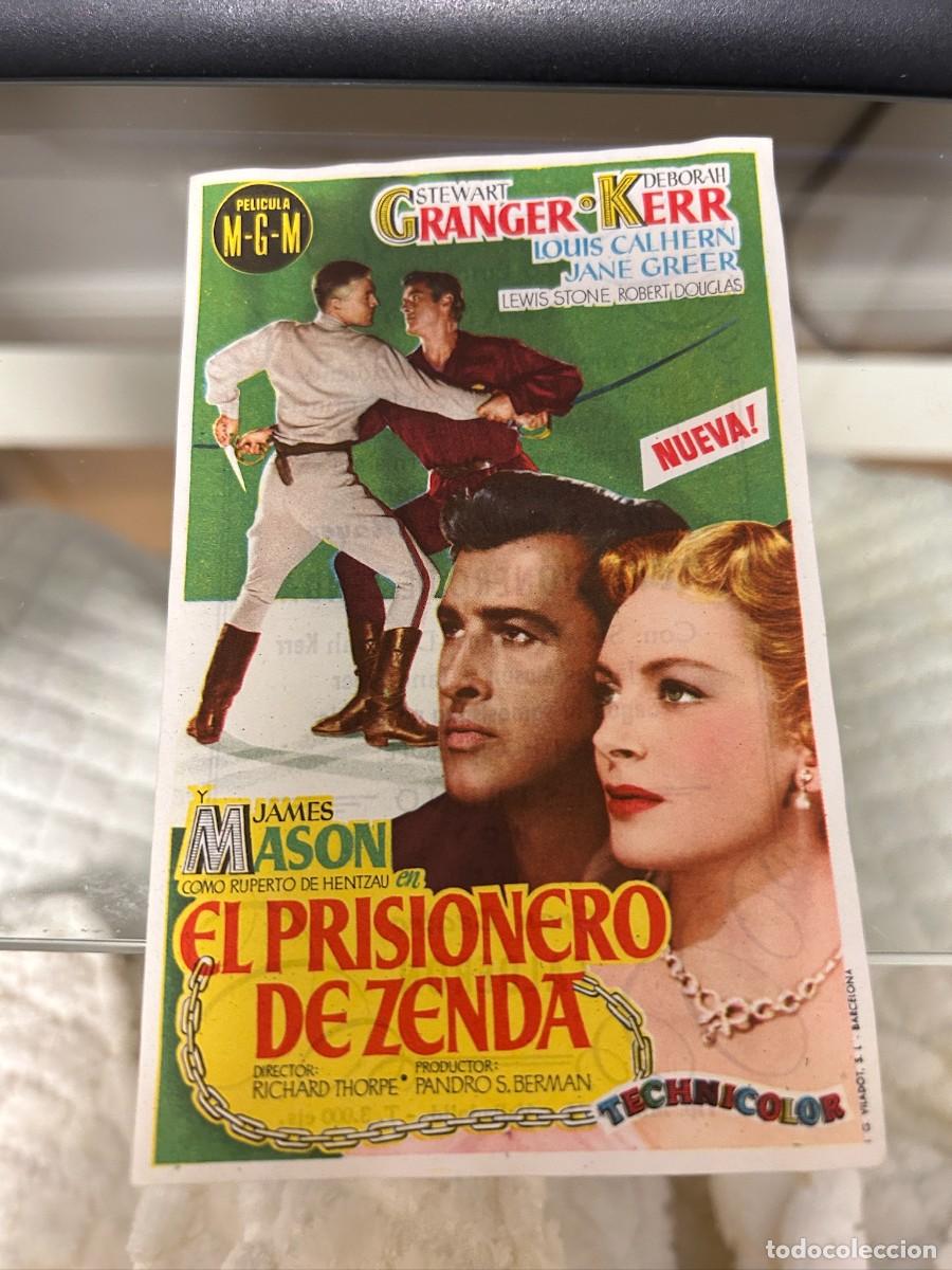 Cine: &ordm;1321 el prisionero de zenda gran teatro calderon valladolid con publicidad buen estado
