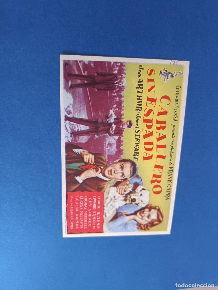 Cine: PROGRAMA DE CINE CABALLERO SIN ESPADA JAMES STEWART