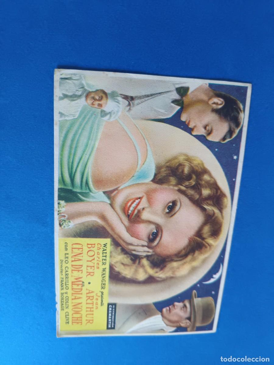 Cine: PROGRAMA DE CINE CENA DE MEDIANOCHE CHARLES BOYER