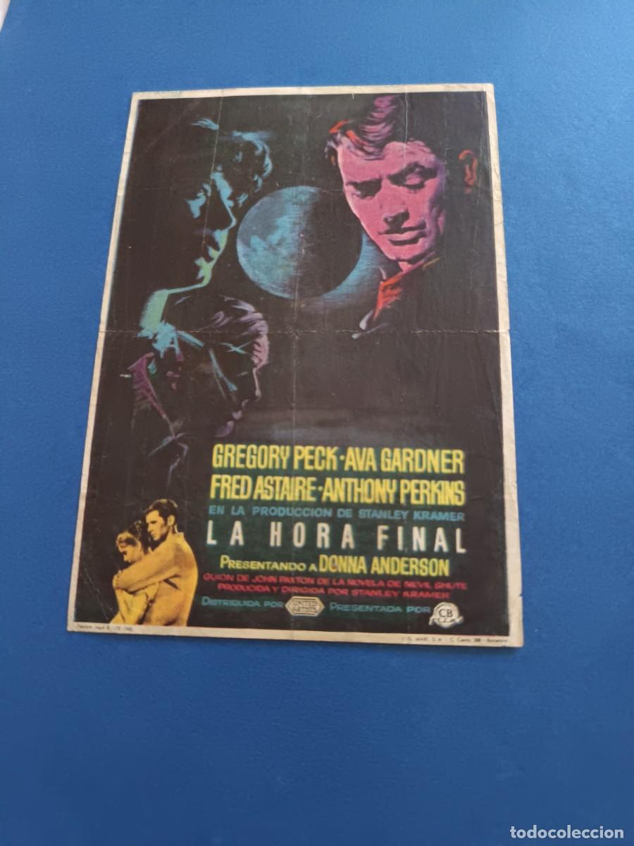 Cine: PROGRAMA DE CINE LA HORA FINAL GREGORY PECK