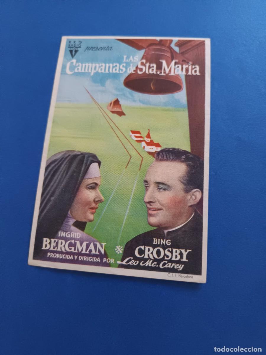 Cine: PROGRAMA DE CINE LAS CAMPANA DE SANTA MARIA INGRID BERGMAN
