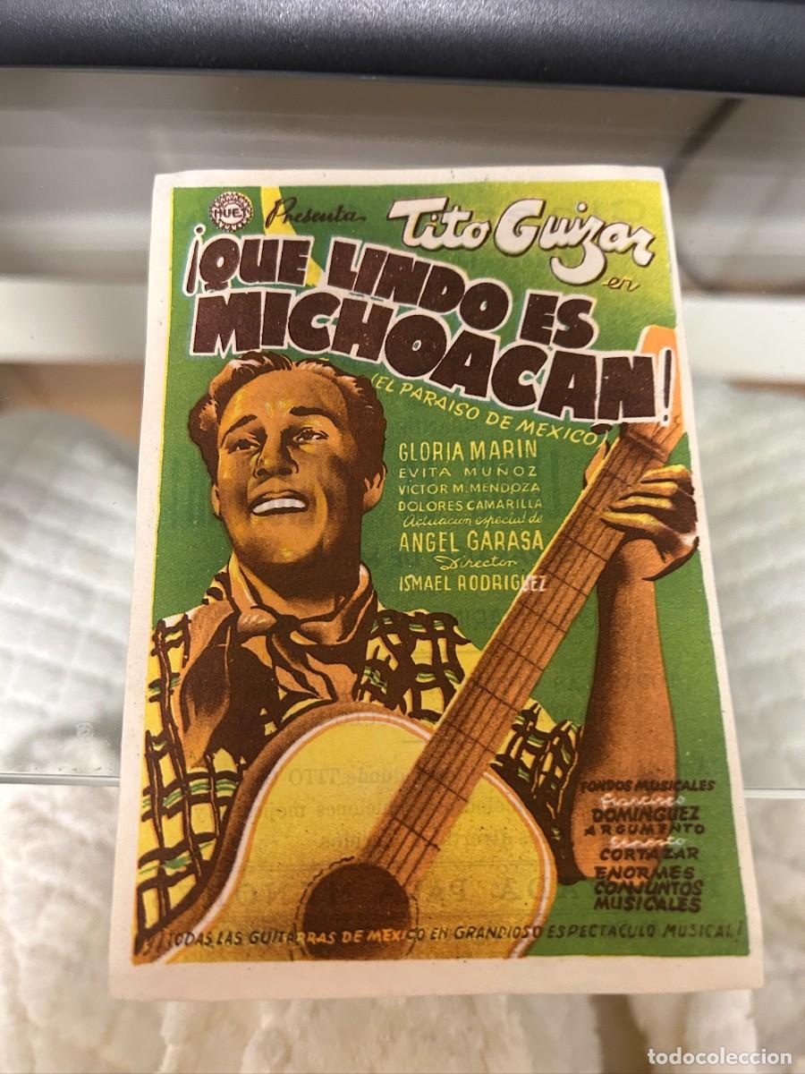 Cine: &ordm;1330 &iexcl;que lindo es michoacan! cinema goya zaragoza con publicidad buen estado