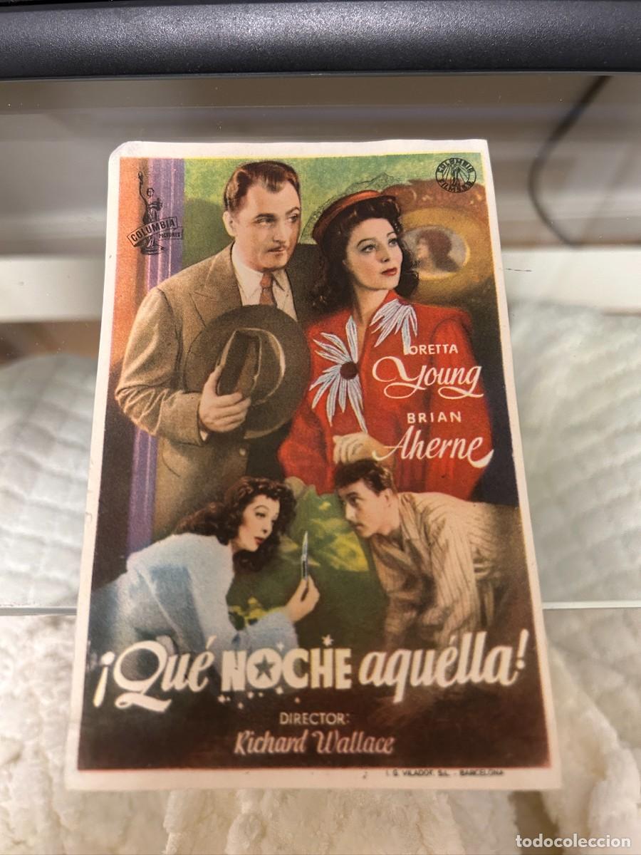 Cine: &ordm;1332 &iexcl;que noche aquella! sin publicidad buen estado