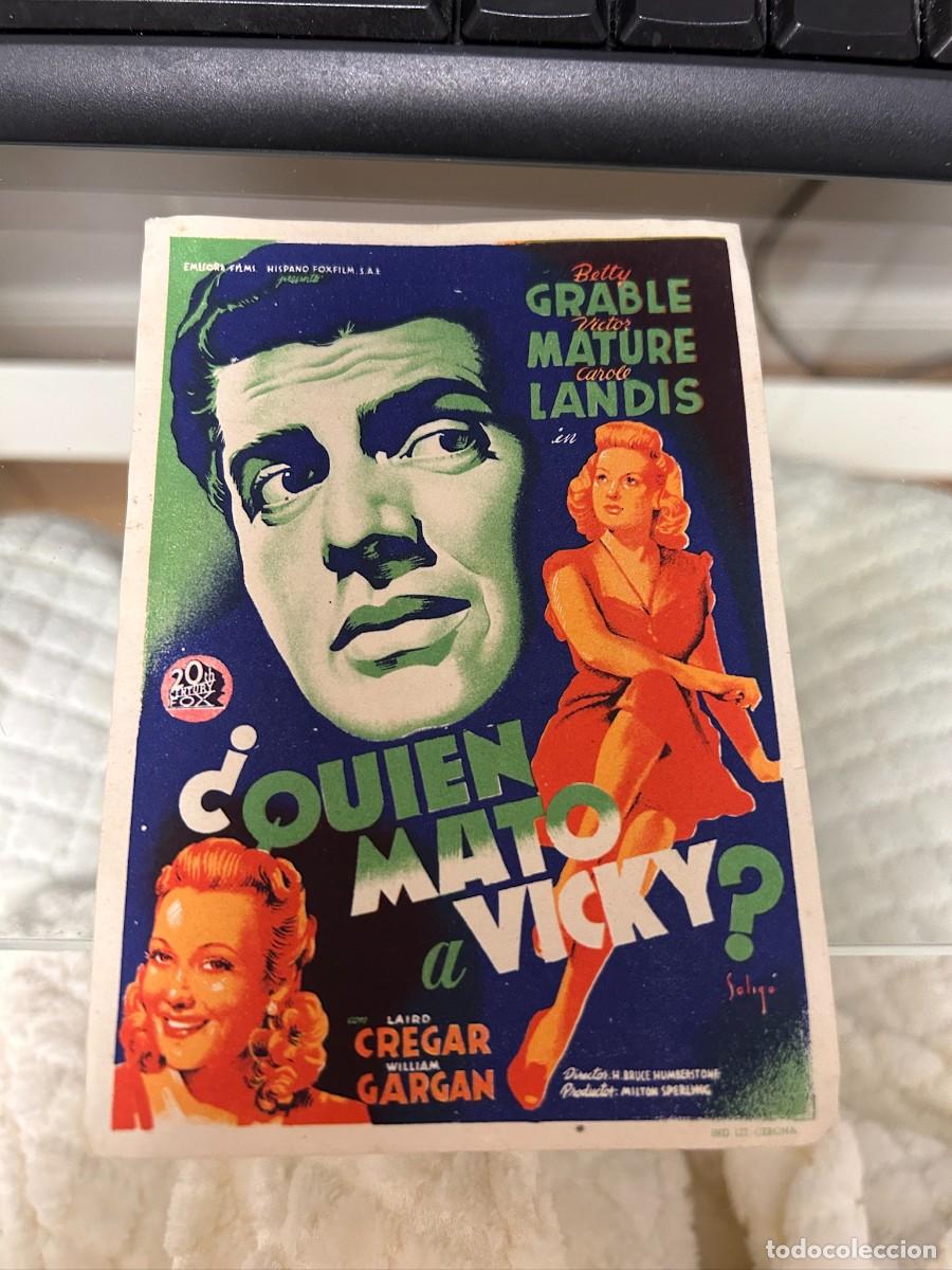 Cine: &ordm;1336 &iquest;quien mato a vicky? sin publicidad buen estado