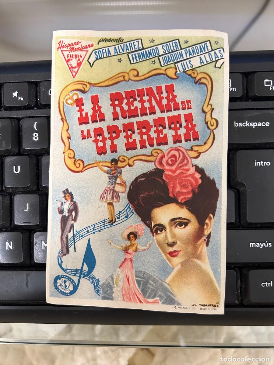 Cine: &ordm;1362 la reina de la opereta cine mari leon con publicidad buen estado