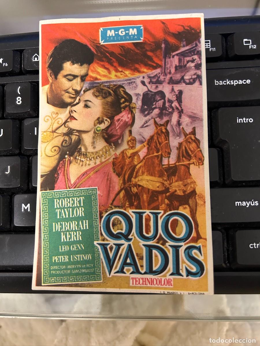 Cine: &ordm;1341 quo vadis cine monterrossa reus con publicidad buen estado