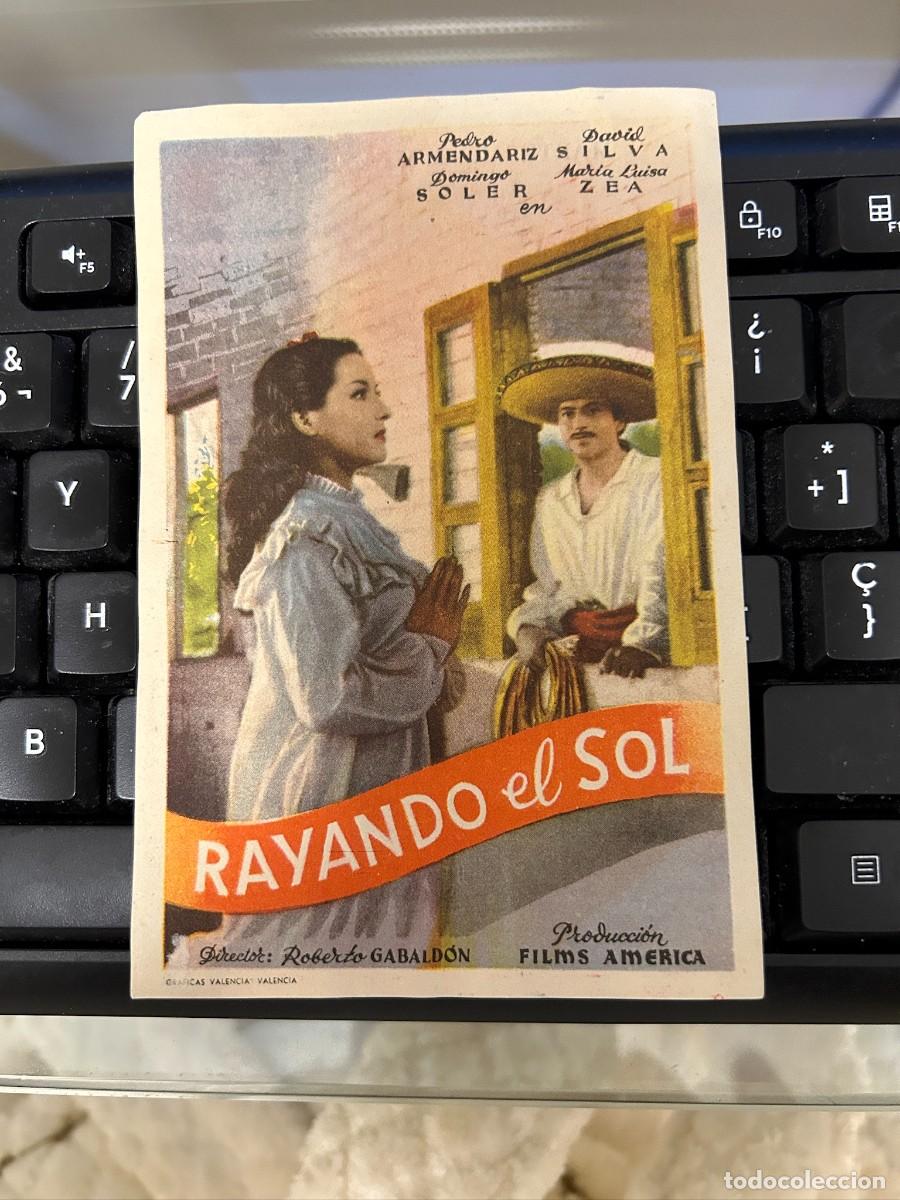 Cine: &ordm;1345 rayando el sol cine mari leon con publicidad buen estado