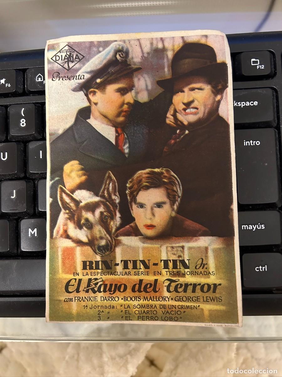 Cine: &ordm;1347 el rayo del terror cine olimpia amposta tarragona con publicidad buen estado