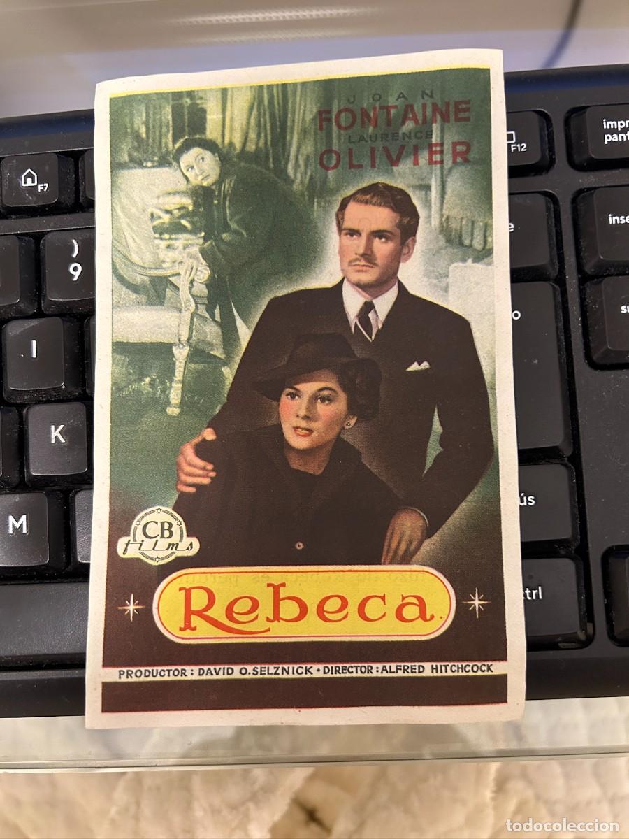 Cine: &ordm;1348 rebeca cines asoria-cristina barcelona con publicidad buen estado