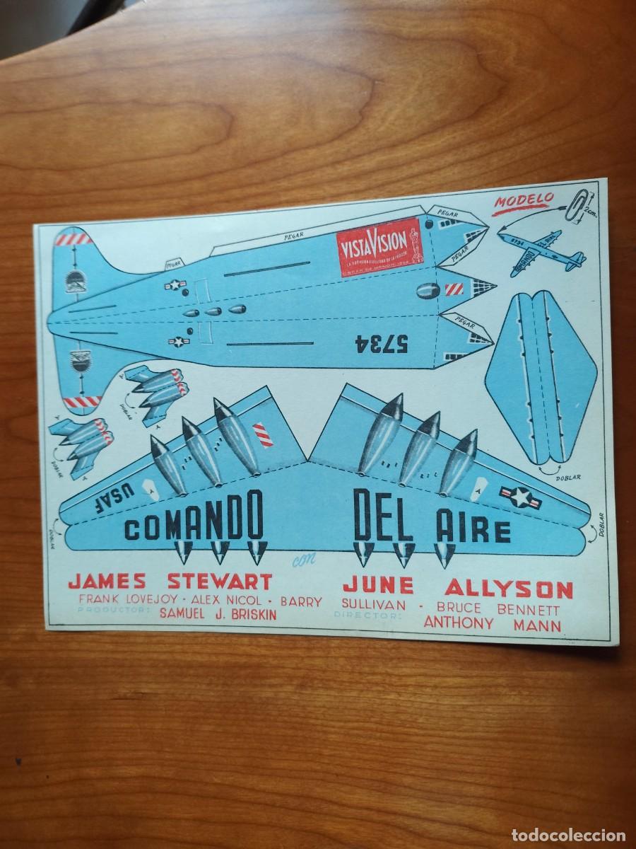 Cine: COMANDO DEL AIRE -FOLLETO DE MANO -CINE