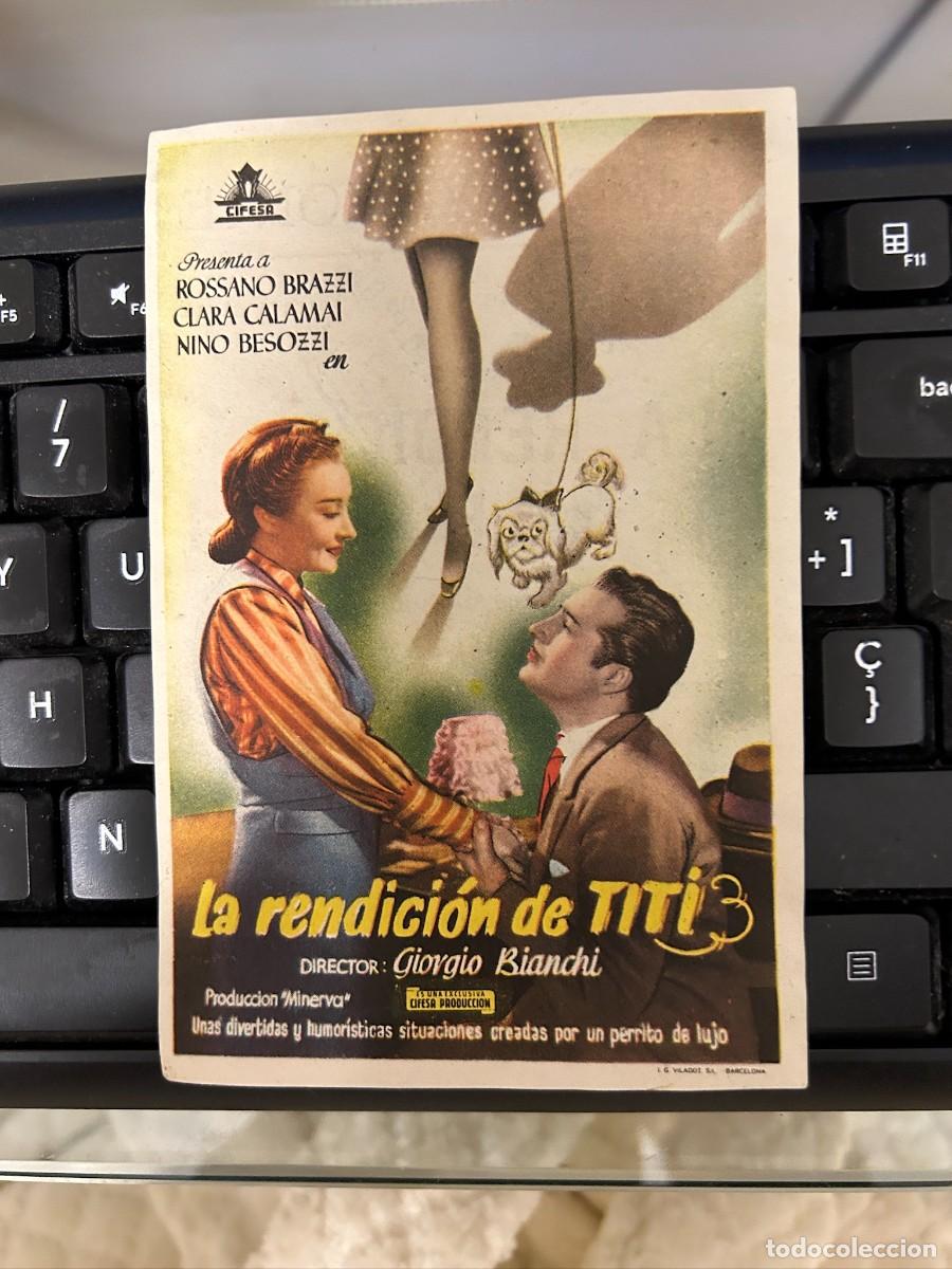 Cine: &ordm;1371 la rendicion de titi cine ayamonte ayamonte huelva con publicidad buen estado