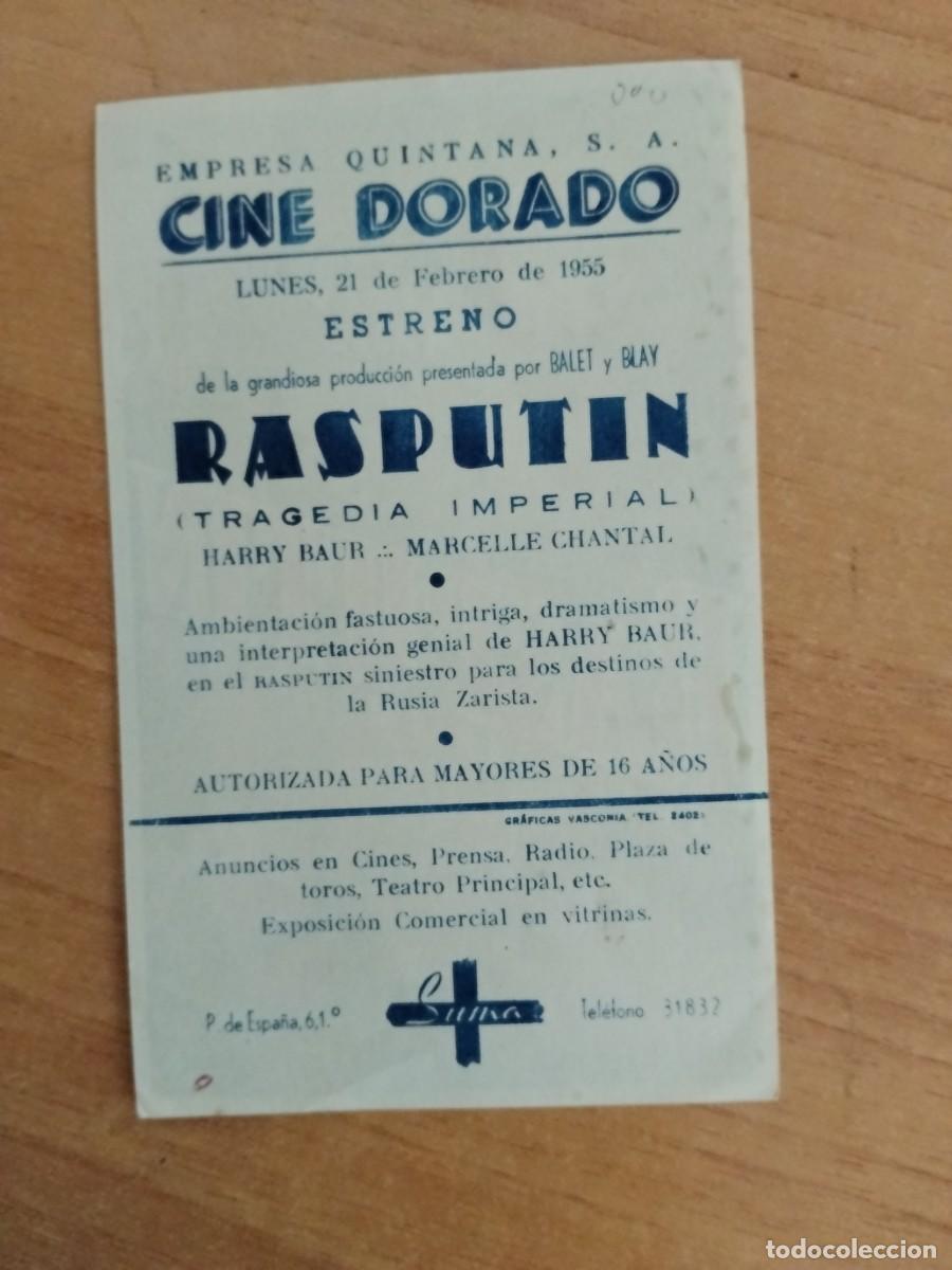 Cine: TURQUE-PROGRAMA DE CINE --RASPUTIN CT - Foto 2