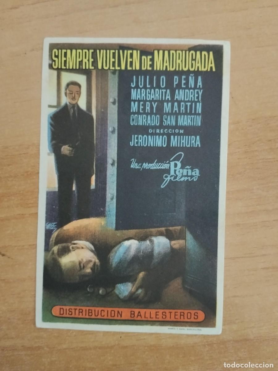 Cine: TURQUE-PROGRAMA DE CINE --SIEMPRE VUELVEN DE MADRUGADA