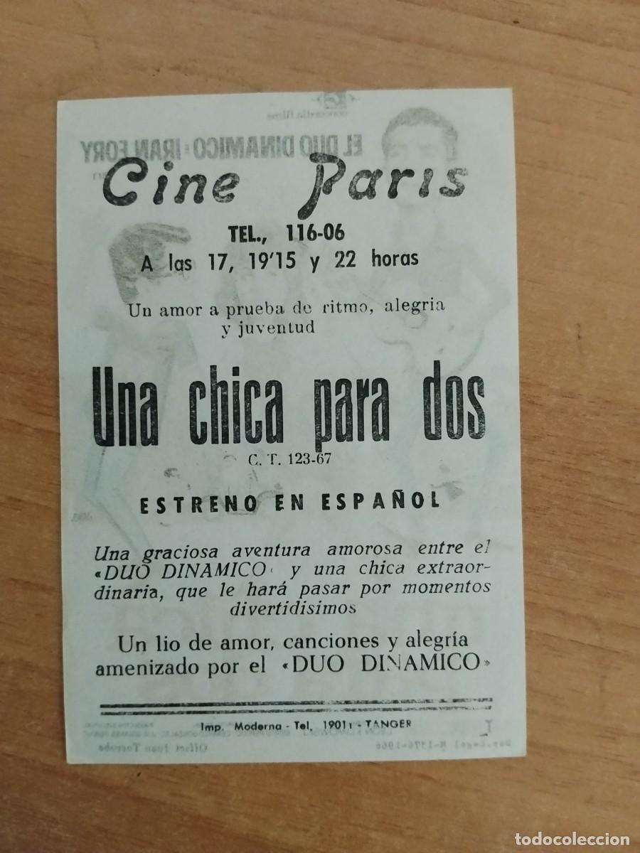 Cine: TURQUE-PROGRAMA DE CINE --UNA CHICA PARA DOS CT - Foto 2