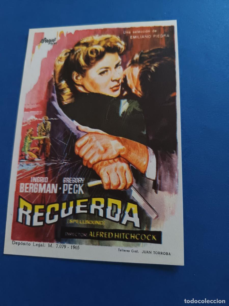 Cine: PROGRAMA DE CINE RECUERDA INGRID BERGMAN GREGORY PECK